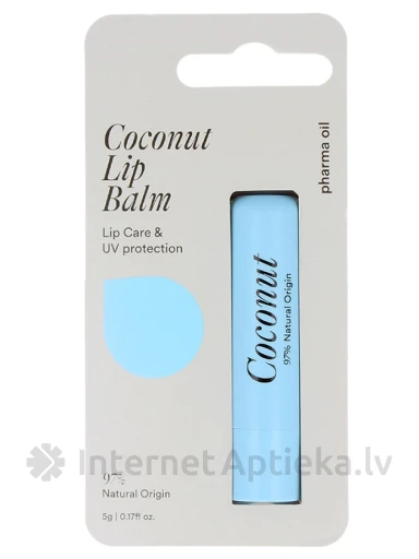 Pharma Oil Coconut lūpu balzams, 5 g | internetaptieka.lv