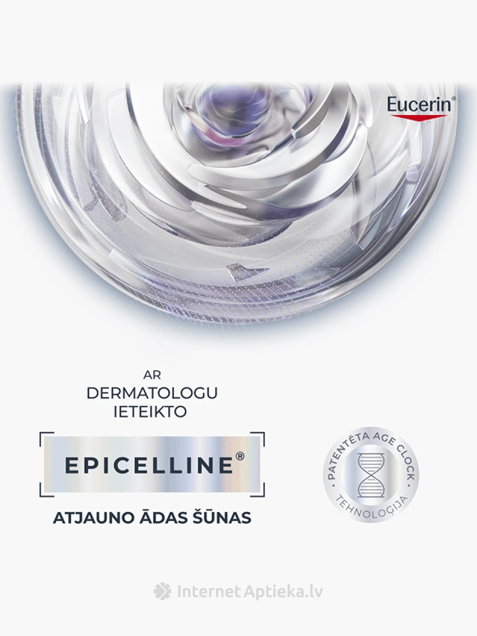 Eucerin Hyaluron-Filler + Longevity Epigenetic dienas krēms sejai ar SPF 30, Epicelline® un hialuronskābi, 50 ml | internetaptieka.lv