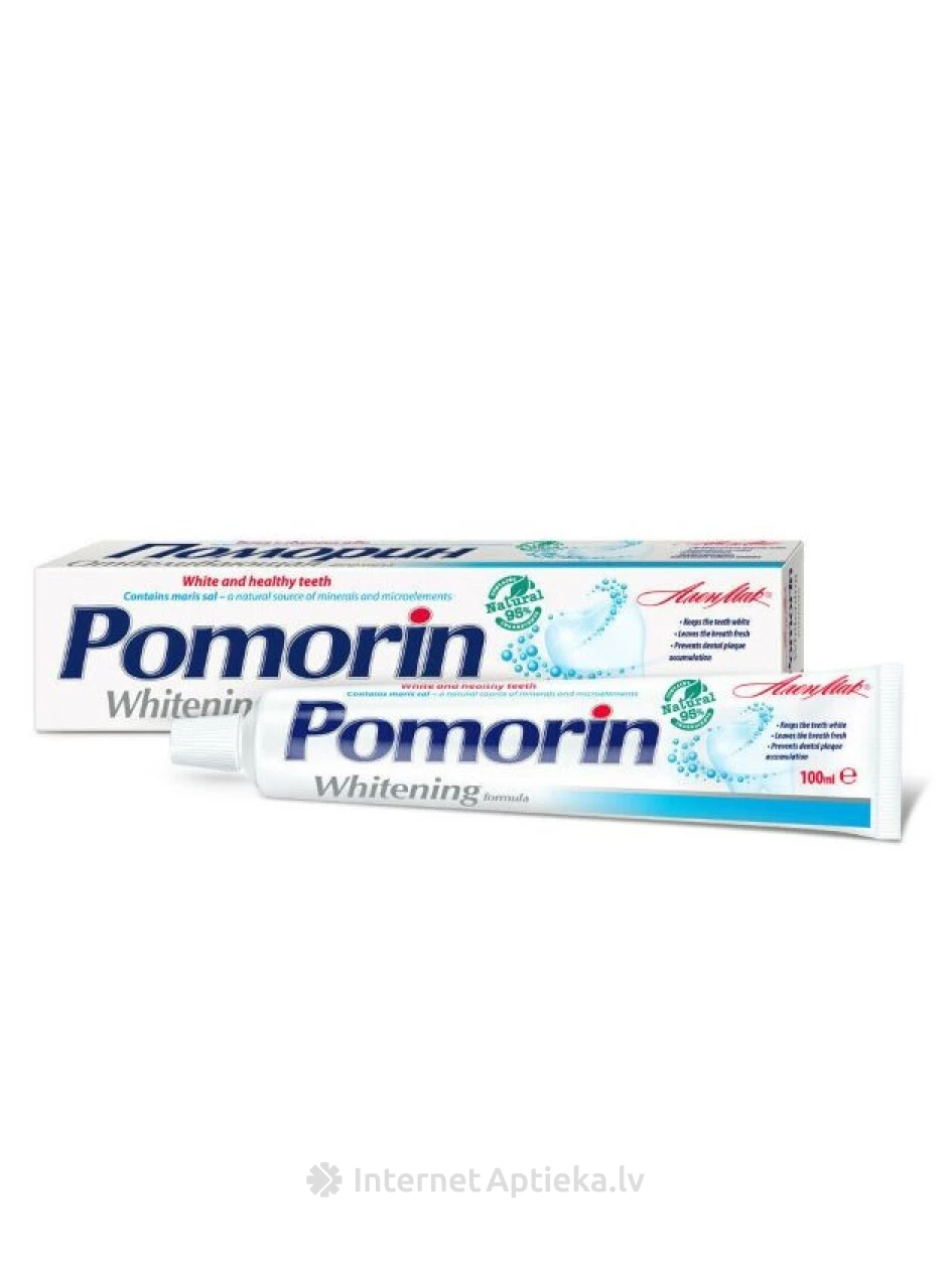 Pomorin Whitening Formula zobu pasta, 100 ml | internetaptieka.lv