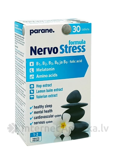 Nervo stress formula, 30ТАБЛЕТОК | internetaptieka.lv