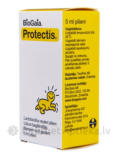 BioGaia Protectis tilgad lastele, 5 ml | internetaptieka.lv