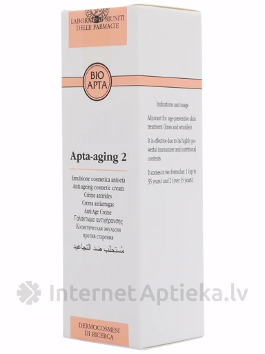 Bioapta Apta-Aging 2 sejas krēms jaunības saglabāšanai  pēc 35+, 50 ml | internetaptieka.lv