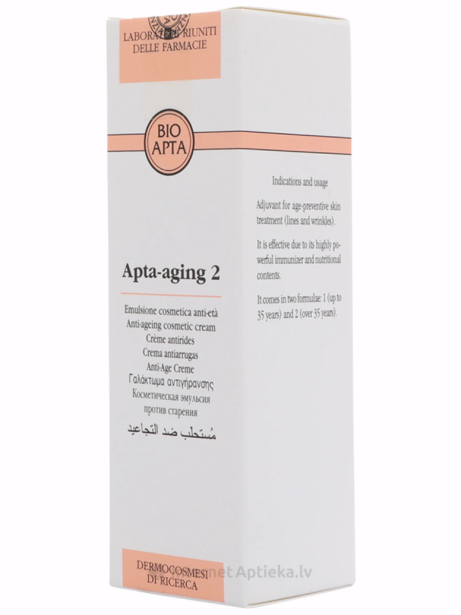 Bioapta Apta-Aging 2 sejas krēms jaunības saglabāšanai  pēc 35+, 50 ml | internetaptieka.lv