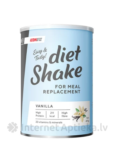 ICONFIT Diet Shake - Vanilla, 495 | internetaptieka.lv