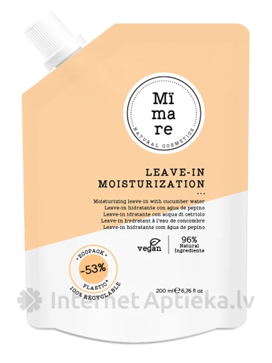 Mimare Niisutav ja juustesse jäetav palsam kurgiveega, 200 ml | internetaptieka.lv