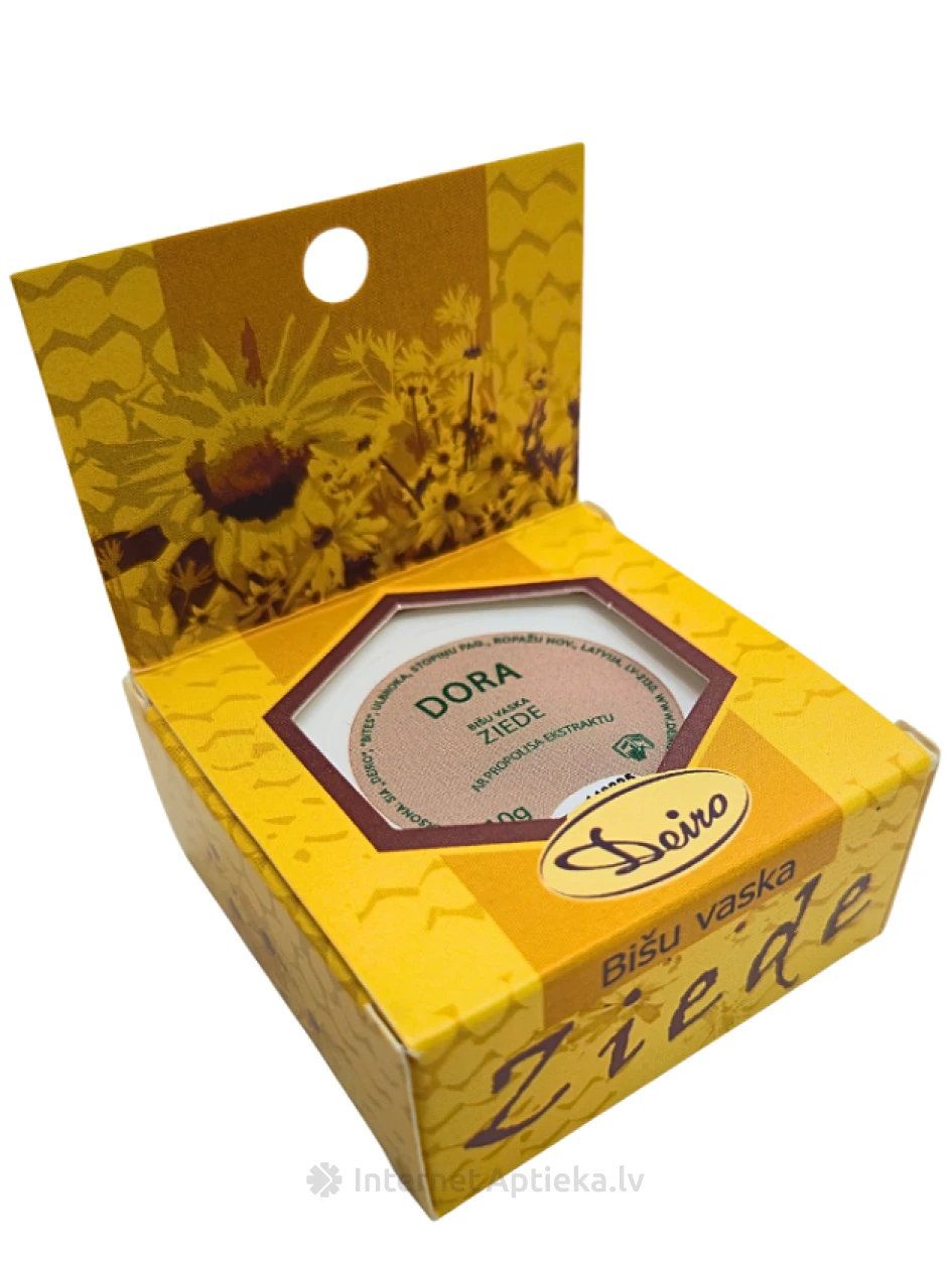 Deiro DORA Bišu vaska ziede ar propolisa ekstraktu, 10 g | internetaptieka.lv