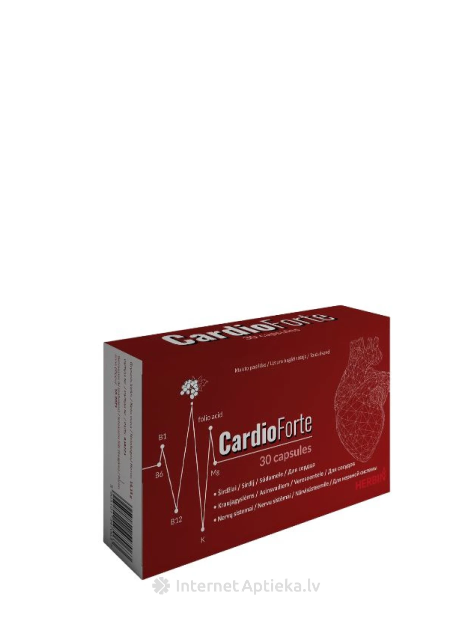 Cardio Forte, 30 kapslid | internetaptieka.lv