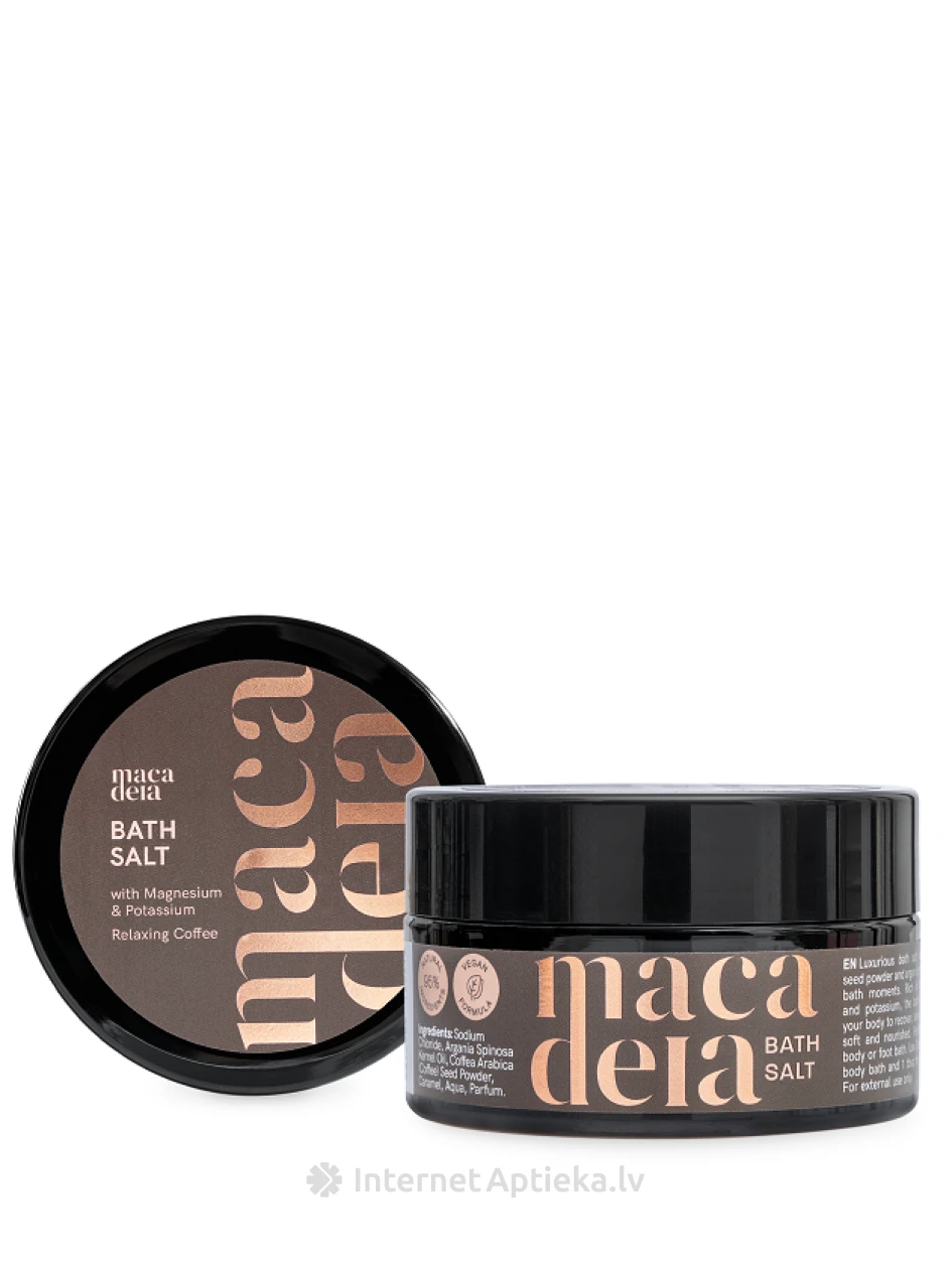 MACADEIA Magneesiumi ja kaaliumirikas vannisool, 200 ml | internetaptieka.lv