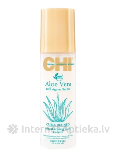 CHI ALOE VERA Mitrinošs krēms lokainiem matiem, 147 ml | internetaptieka.lv