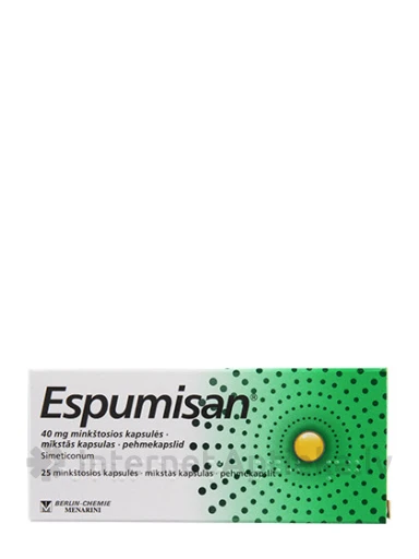 Espumisan 40 mg, 25 kapslit | internetaptieka.lv