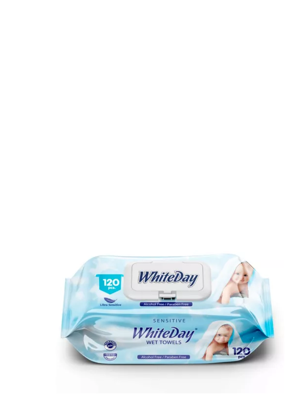 White day bērnu sensitive mitrās salvetes