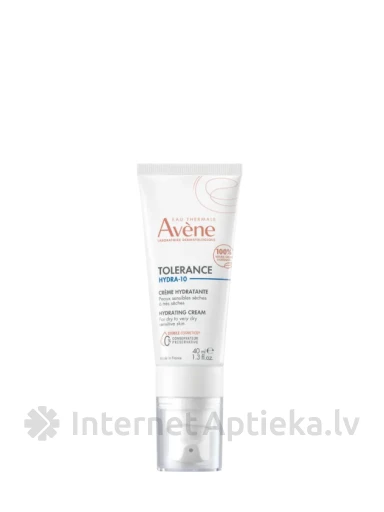 AVENE TOLERANCE HYDRA-10 drėkinamasis kremas, 40 ml | internetaptieka.lv