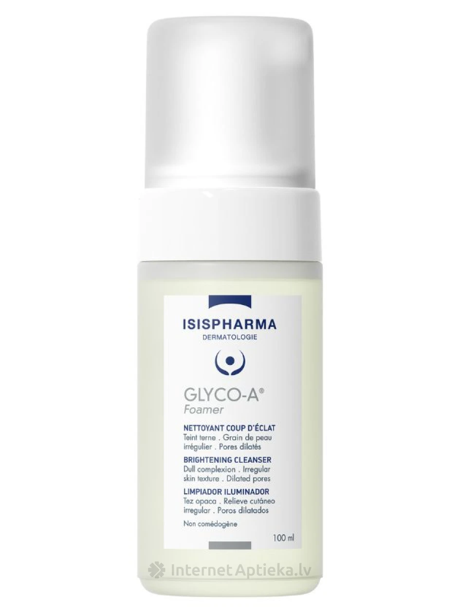 ISISPHARMA GLYCO-A vahutav puhastusvaht, 100 ml | internetaptieka.lv