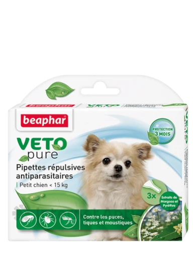 Beaphar Капли от блох, клещей и комаров для собак, 3 шт. | internetaptieka.lv