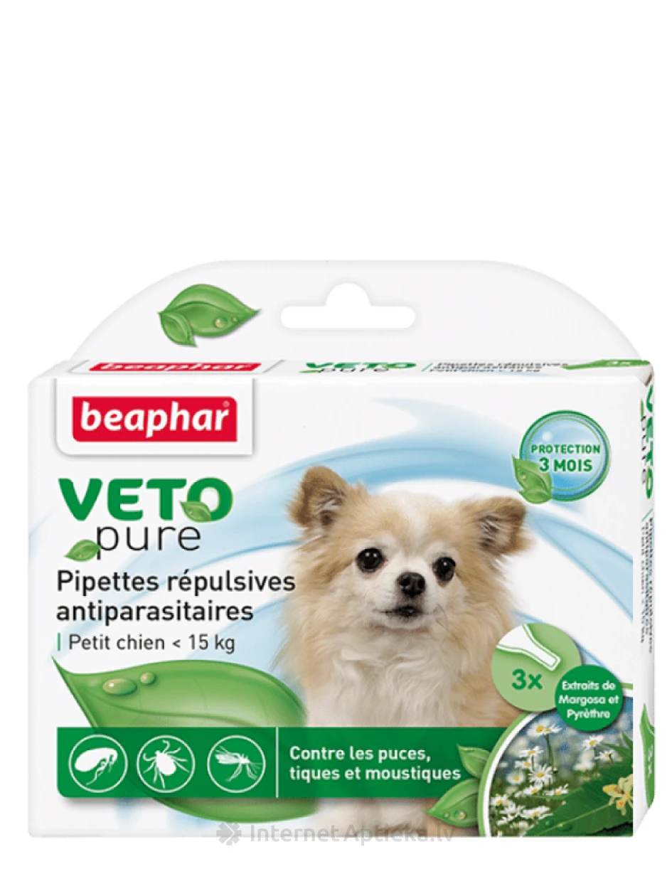 Beaphar Капли от блох, клещей и комаров для собак, 3 шт. | internetaptieka.lv