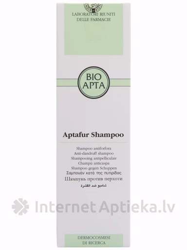 Bioapta Aptafur sulfaadivaba šampoon kuiva ja rasuse kõõma vastu, 200 ml | internetaptieka.lv