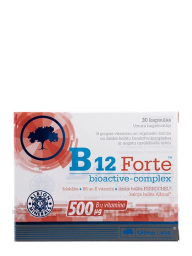 Olimp Labs B12 forte Bio-complex, 30 капсул | internetaptieka.lv