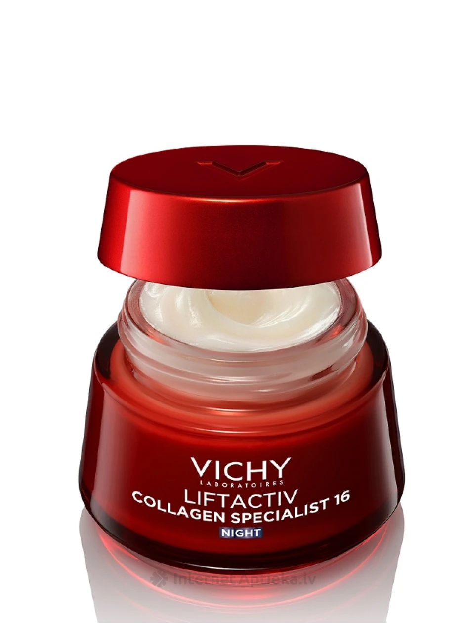 Vichy Liftactiv Collagen Specialist ночной крем, 50 мл | internetaptieka.lv
