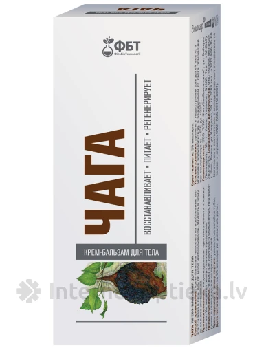 FBT Kreem-palsam kehale Chaga, 75 ml | internetaptieka.lv