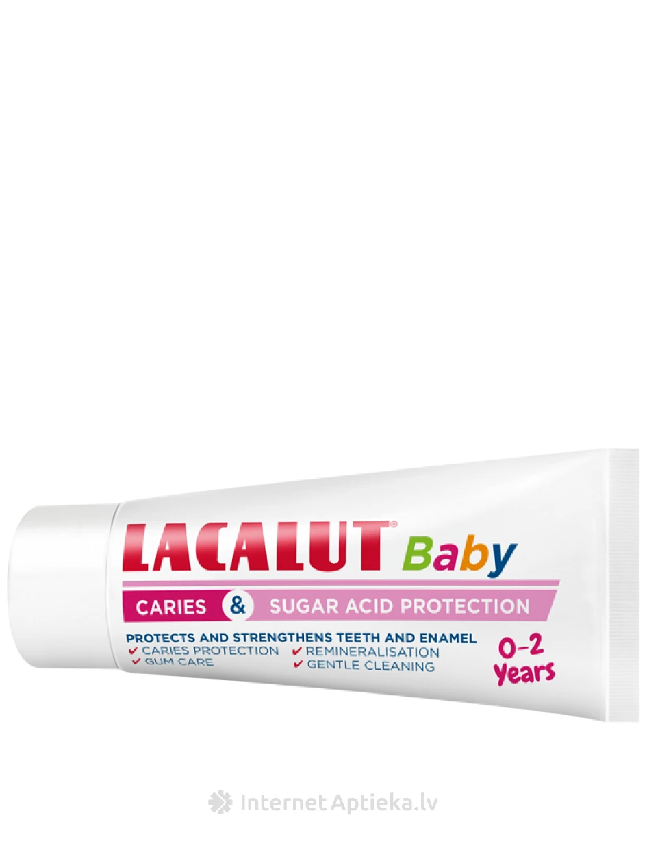 Lacalut Baby 0-2 gadi zobu pasta, 55 ml | internetaptieka.lv