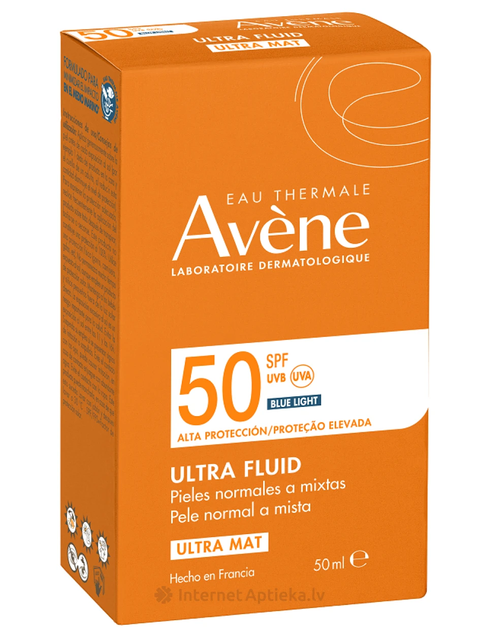 Avene Sun Ultra-fluīds SPF50+, 50 ml | internetaptieka.lv