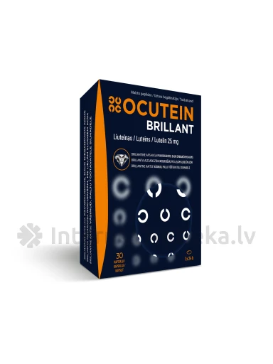 Ocutein Brillant lutein 25mg, 30 kapsulas | internetaptieka.lv
