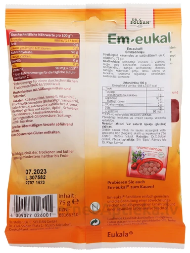 Em-Eukal Ledenes Smiltsērkšķu, 75 g | internetaptieka.lv