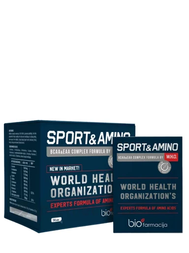 Biofarmācija Bio Sport Amino W.H.O., 14 pakki | internetaptieka.lv
