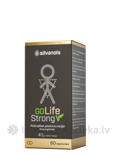 Silvanols GoLife Strong V kapsulas, 60 gb. | internetaptieka.lv