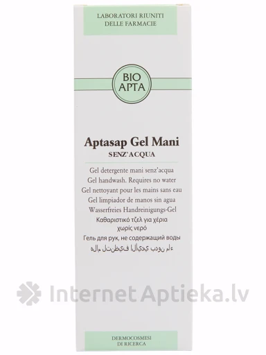 Bioapta Aptasap Gel Mani kätepuhastusgeel, 100 ml | internetaptieka.lv