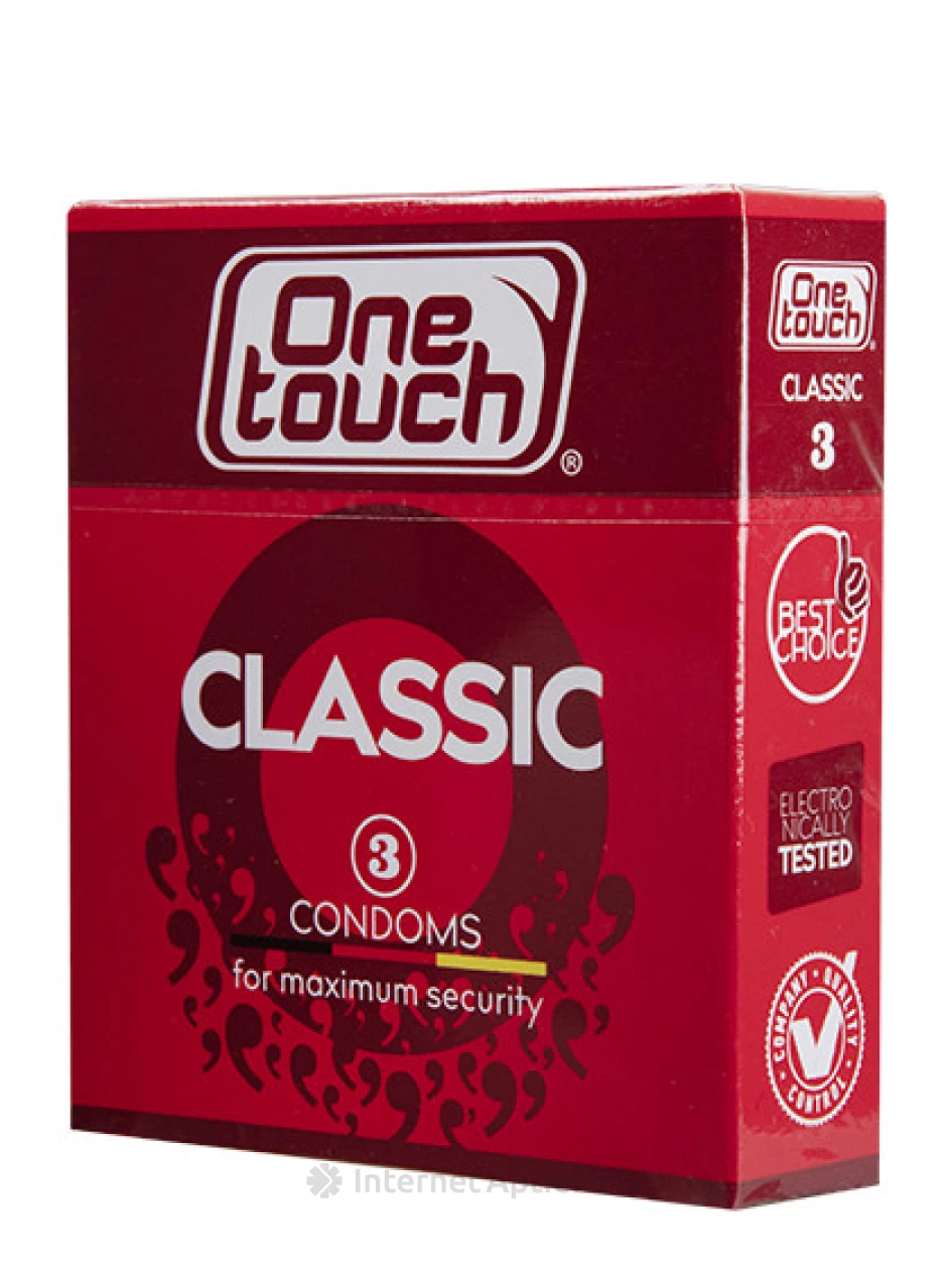 One Touch Classic prezervatīvi, 3 gb. | internetaptieka.lv