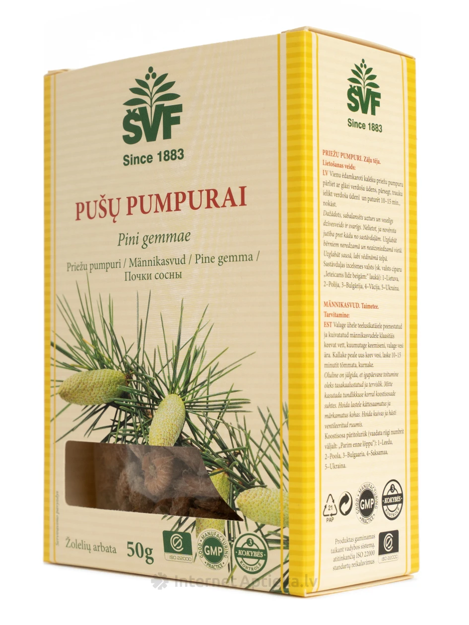 Priežu pumpuru tēja, 50 g | internetaptieka.lv