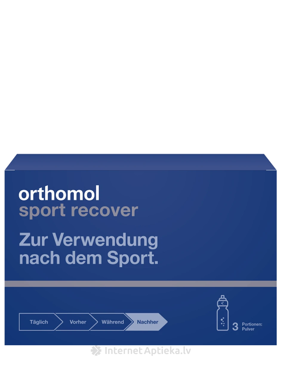 Orthomol Sport Recover pulveris, 3 paciņas | internetaptieka.lv