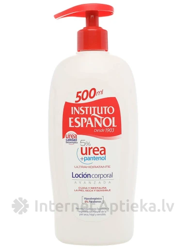 Ķermeņa losjons Instituto Español Urea With Panthenol, 500 ml | internetaptieka.lv