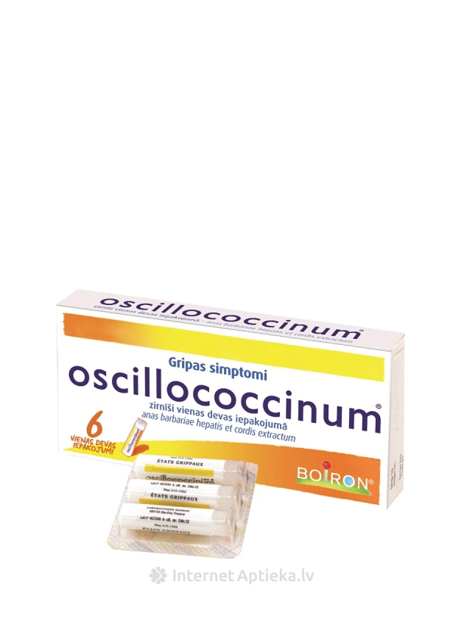 Oscillococcinum, 6 devas | internetaptieka.lv