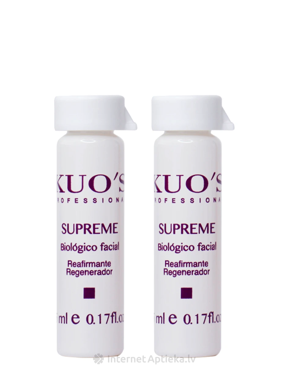 KUO`S SUPREME Bioloģiskais koncentrāts sejai, 6*5 ml | internetaptieka.lv