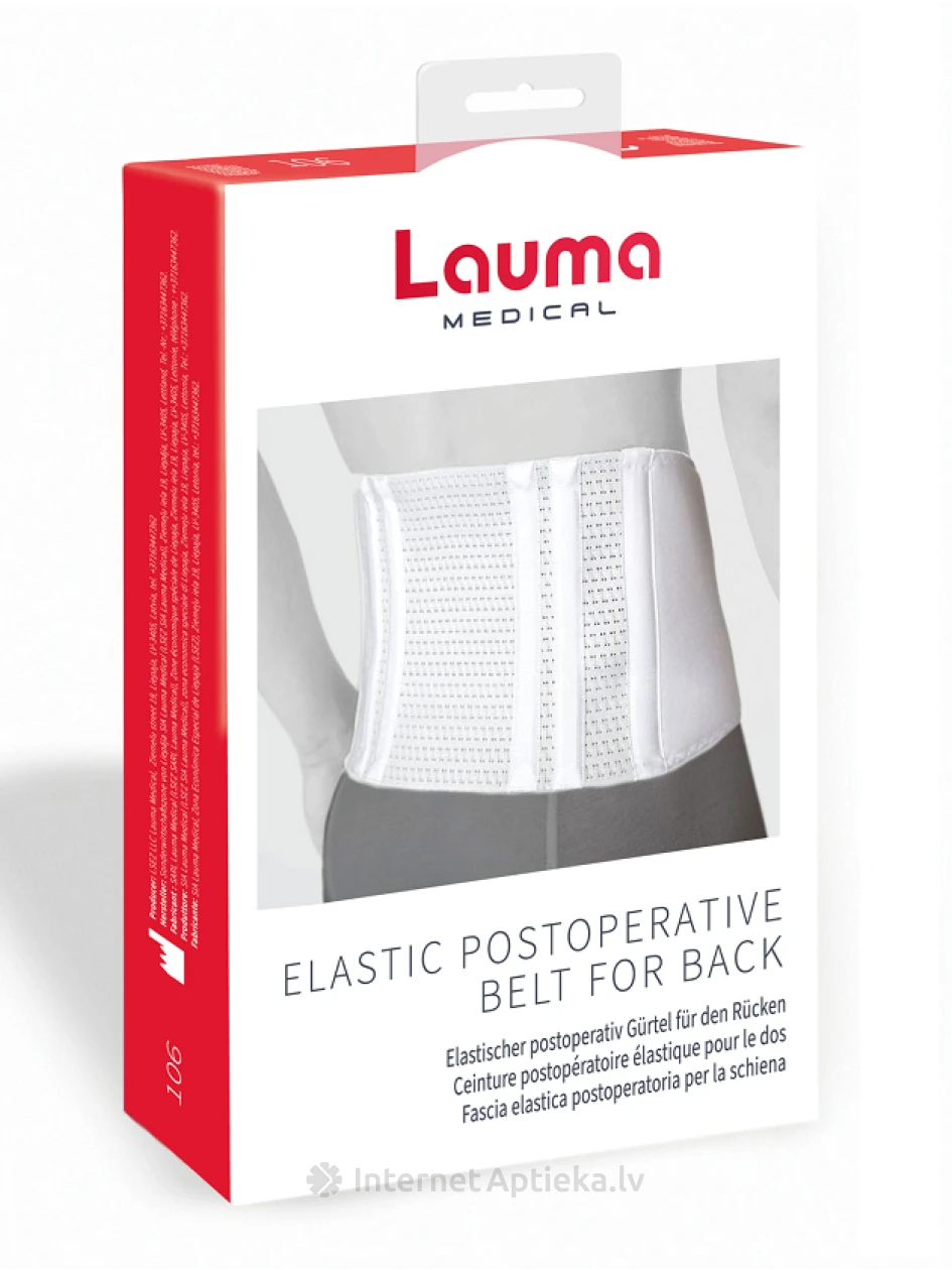 LAUMA Medical эластичный послеоперационный пояс для спины, S, 1 шт. | internetaptieka.lv