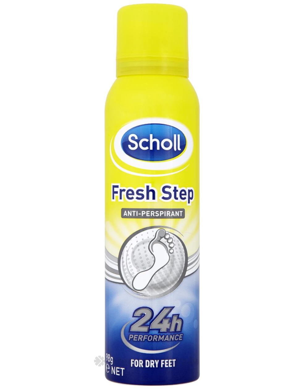 Scholl Fresh Step pihusti jalgadele higistamise vastu, 150 ml | internetaptieka.lv
