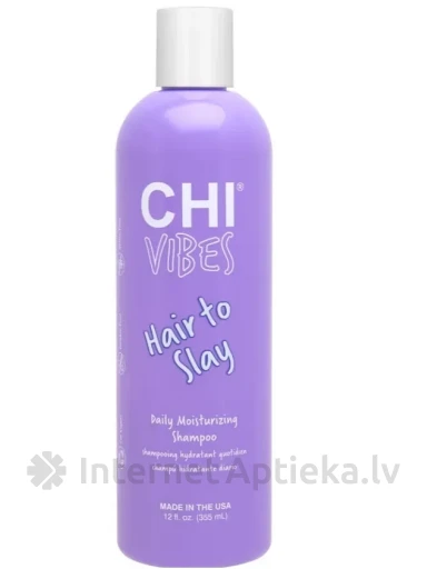 CHI VIBES Hair to Slay Daily Moisturizing шампунь, 355 мл | internetaptieka.lv