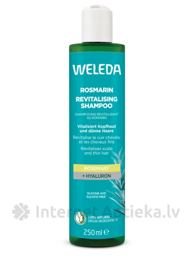 Weleda barojošs, atjaunojošs šampūns ar rozmarīnu, 250 ml | internetaptieka.lv