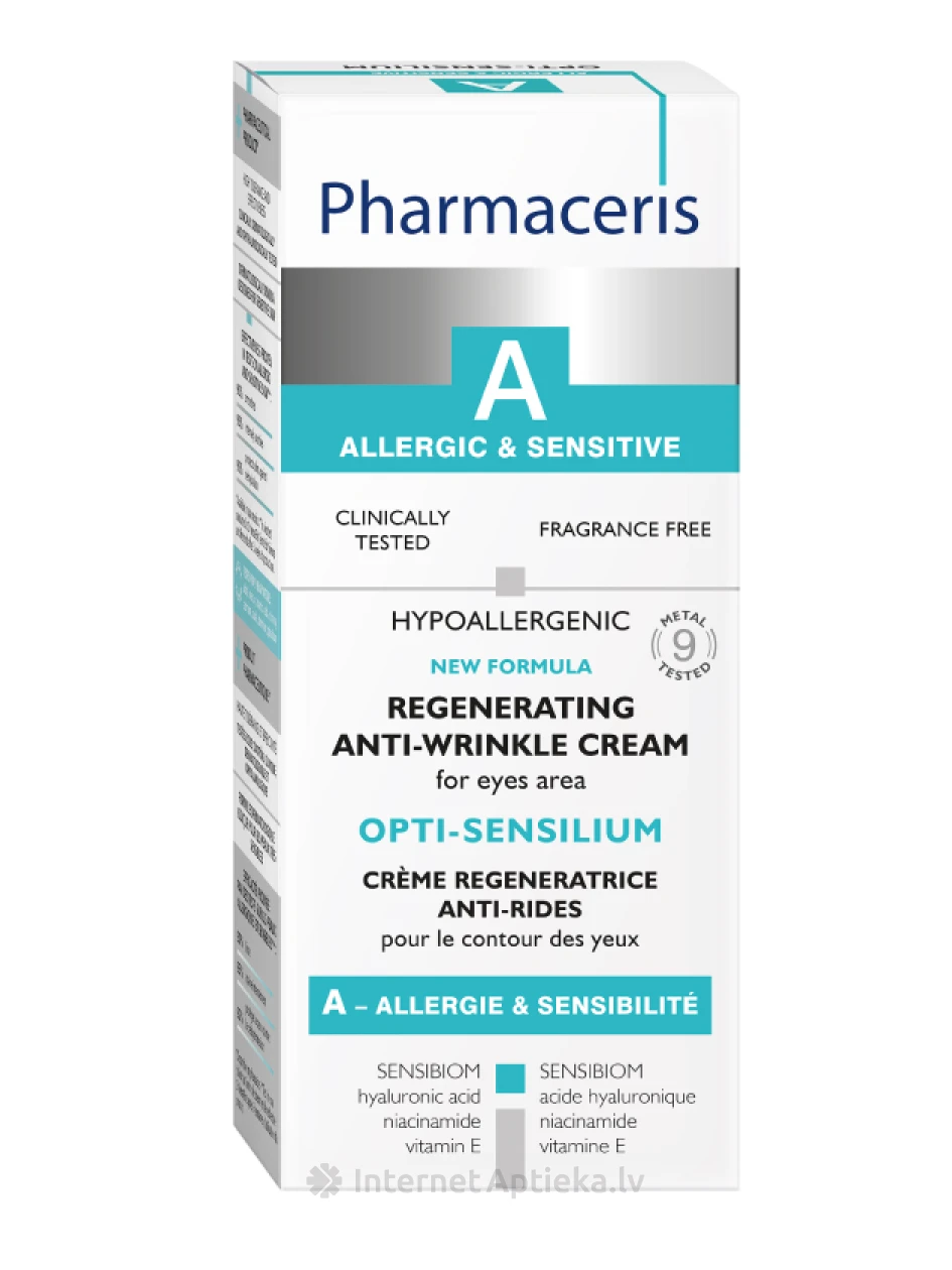 Pharmaceris A Opti-Sensilium крем от морщин для кожи вокруг глаз, 15 мл | internetaptieka.lv