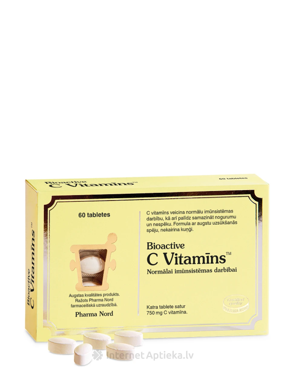 Pharma Nord Bioactive C vitamīns tabletes, 60 gb. | internetaptieka.lv
