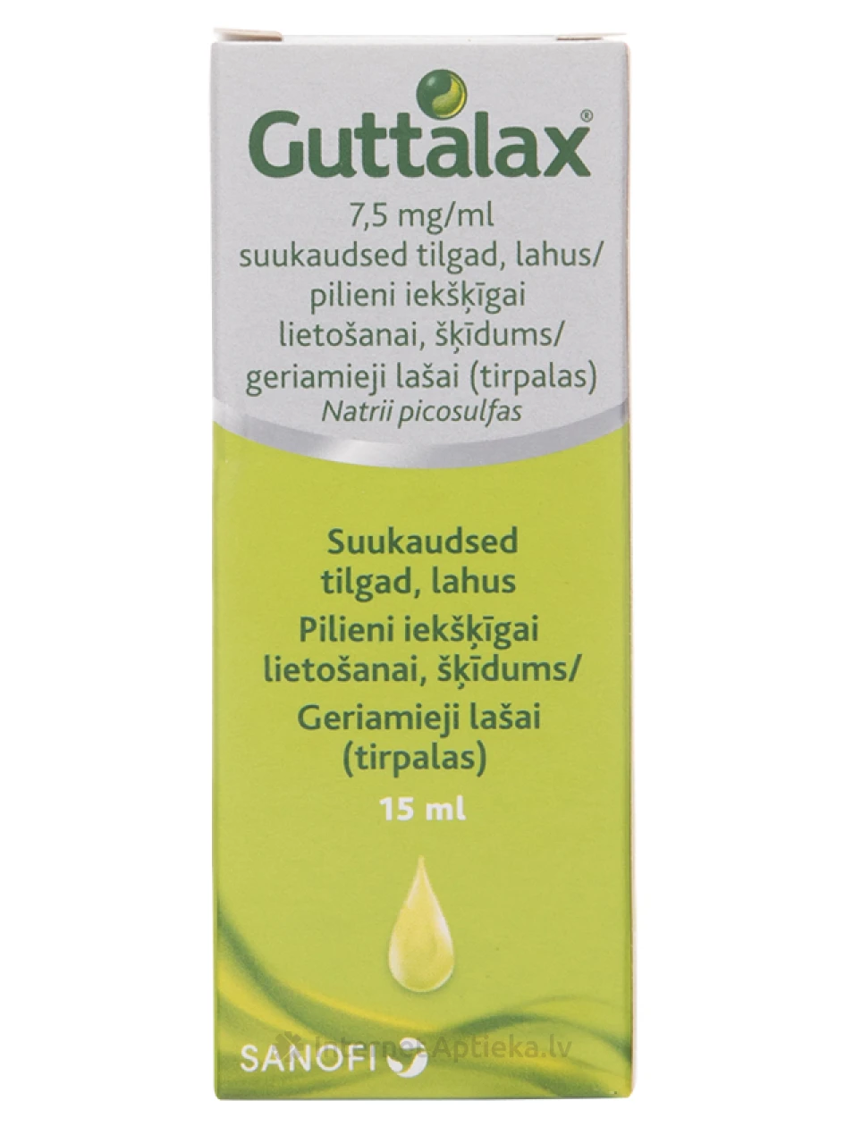 Guttalax pilieni, 15 ml | internetaptieka.lv