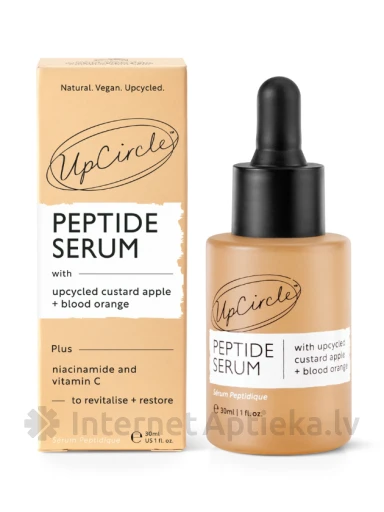 UpCircle peptiidiseerum kreemja õuna ja apelsini ekstraktiga, 30 ml | internetaptieka.lv