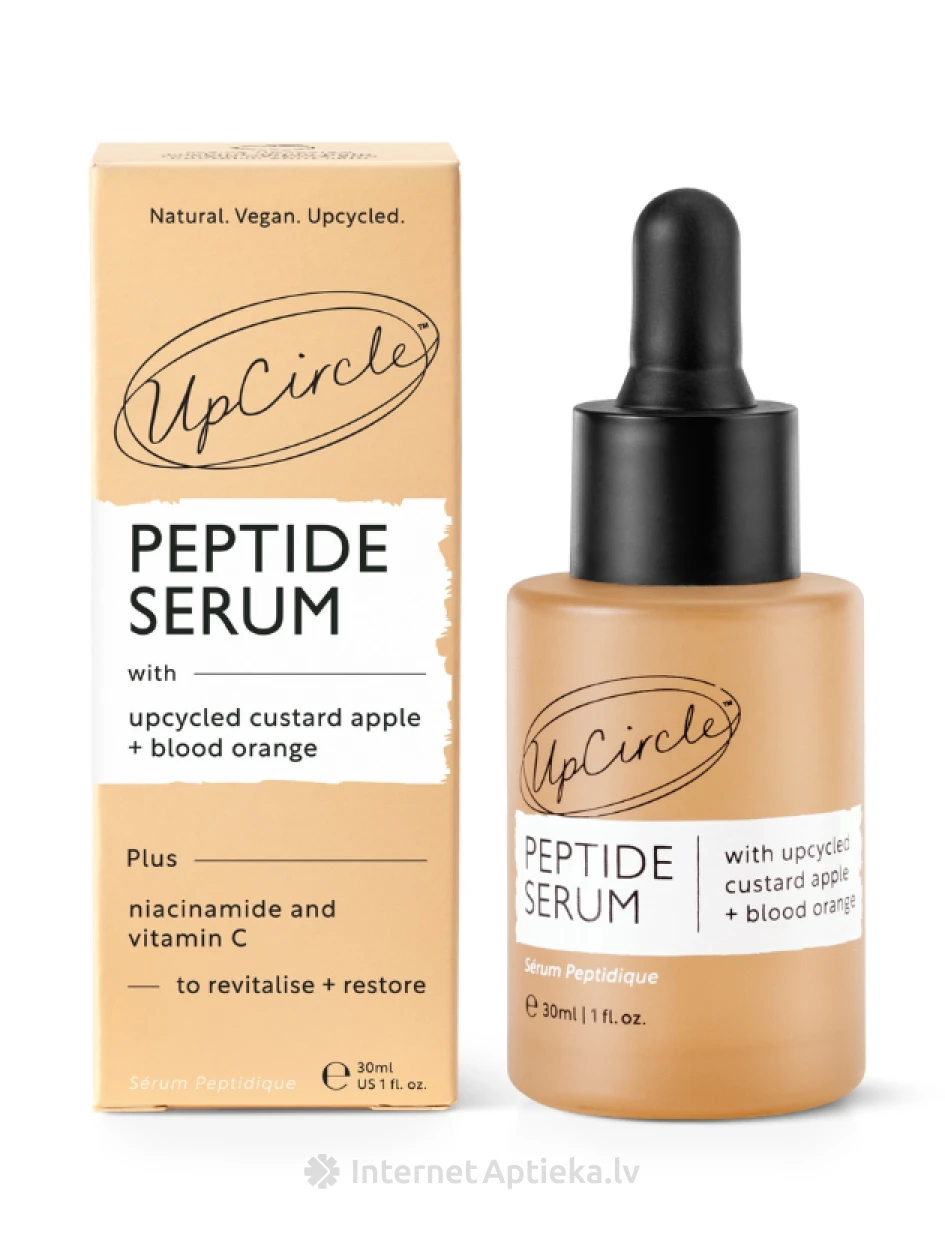 UpCircle peptiidiseerum kreemja õuna ja apelsini ekstraktiga, 30 ml | internetaptieka.lv
