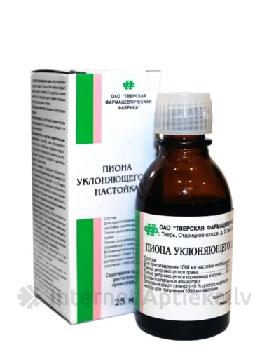 Suunatud pojengi tinktuur, 25 ml | internetaptieka.lv