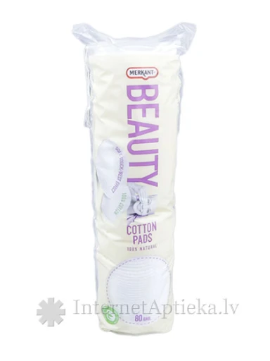 Merkant Beauty vates plāksnītes apaļas, 80 gab. | internetaptieka.lv