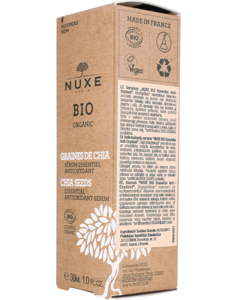NUXE BIO антиоксидантная сыворотка, 30 мл | internetaptieka.lv
