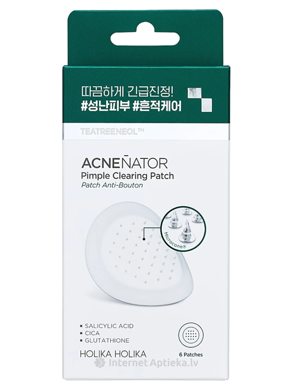 Holika Holika Acnenator pleistrai nuo spuogų, 6 vnt. | internetaptieka.lv