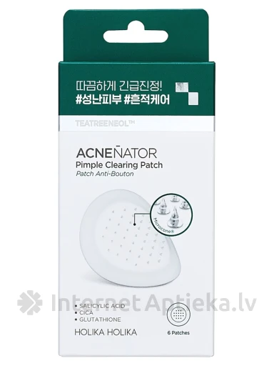 Holika Holika Acnenator pleistrai nuo spuogų, 6 vnt. | internetaptieka.lv